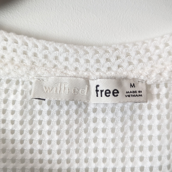 Wilfred Free White Mesh Top - Picture 3 of 4
